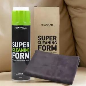 자동차 시트 이염 제거 카시트 클리너 가죽 전용 550ml 타월포함