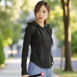 여자 겨울 러닝 복장 요가복 필라테스 운동복 트레이닝 세트 집업+조거팬츠