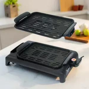 기름 안튀는 그릴 캠핑 바베큐 연기 없는 고기 삼겹살 굽기 가정용 단일상품