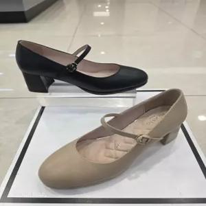 [엘칸토] 여성 양가죽 6cm 가보시 메리제인펌프스LCWD66U613