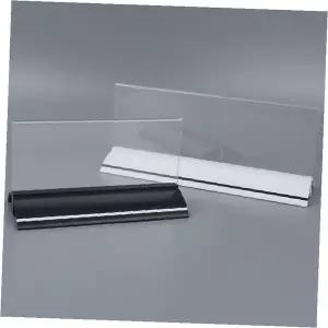 투명 아크릴 메뉴판 스탠드 양면 테이블 꽂이 카페 식당 안내판 홍보물 거치대 받침