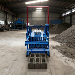 벽돌 제조기 시멘트 인터로킹 기계 건설 작업 콘크리트 원재료 블록