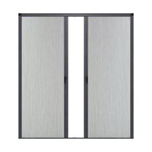 슬라이딩 도어 자바라도어 접이식문 회색 중문 5cm 블라인드 베란다