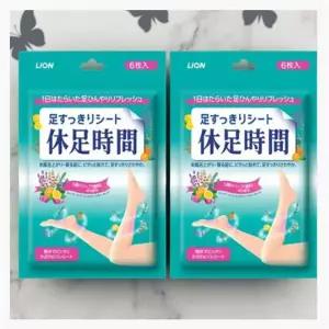 발바닥 파스 효과 쿨링 다용도 다리 마사지 시트 쿨링 6개입 1+1