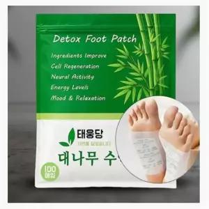 발바닥 파스 효과 쿨링 다용도 다리 마사지 시트 100매입 대나무