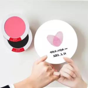 신생아 발 도장 키트 아기의 손 발을 예쁜 추억으로