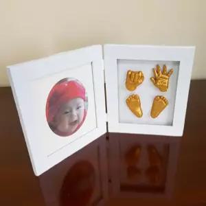 신생아 발 도장 키트 아기의 손 발을 예쁜 추억으로