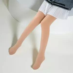 여아 기모 스타킹 부드럽고 따뜻한 아동 여아 겨울 타이즈 융기모 S 스킨