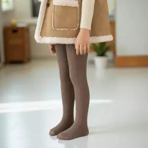 여아 기모 스타킹 부드럽고 따뜻한 아동 여아 겨울 타이즈 융기모 1개