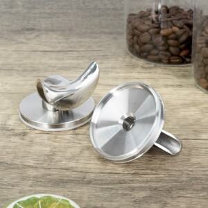 커피 제품 싱글 및 더블 바텀리스 스파우트 54mm 트리플 샷 바구니용 포터필터용으로 제작됨