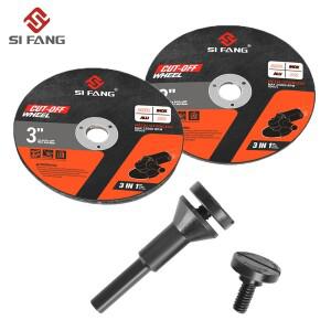 그라인더 날 금속  디스크 다이아몬드 연마기 블레이드 앵글 휠 마운팅 맨드릴 세트 포함 3 인치 75mm