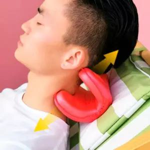 목 견인 기구 스트레칭 마사지 베개 목베개 목스트레칭 경추스트레칭