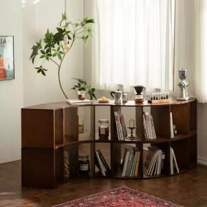 책장 파티션 공간분리 인테리어 191x70cm 4개 철제 미쓰리 칸막이 반투명 양면