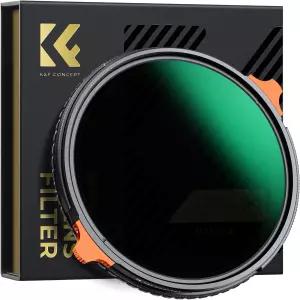 K F 컨셉 37mm ND4-64 (2-6 스톱) ND 렌즈 필터 가변 및 CPL 편광 2-in-1 28 멀티 코팅 중성 밀도 카메라