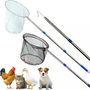 닭장 포획용 스테인리스 강 가금류 그물 닭장이나 야외에서 새 닭 오리 물고기 거위 등을 잡는 데