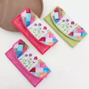 전통 자수 장지갑 세뱃돈 선물 길상 용돈봉투 신년 부모님 한국 명절 새해복 파우치 모시