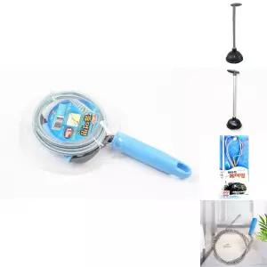 뚫어펑 (1.5M) 하수구 세면대 욕조 뚜러펑 트랩/스텐/와이어/변기막힘/변기/뚜러뻥/변기관통기/배관/청소