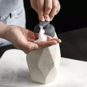세련되고 고급스러운 세라믹 디스펜서/물비누/거품/비누/케이스/욕실/화장실/손세정/세제통/싱크대/용기