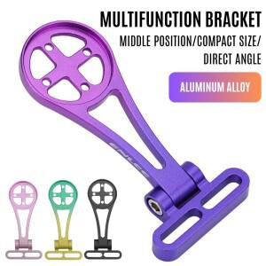 스포츠 액션 카메라용 자전거 전면 브래킷 속도계 홀더 가민 브라이튼 와후 다기능 컴퓨터 마운트 확장형