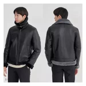 [보스룸]남자무스탕 하이넥 소매롤업 K07 양털무스탕 184871