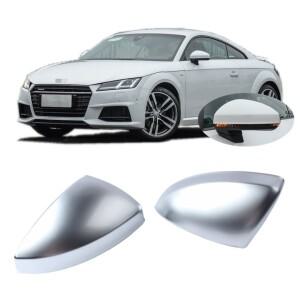Audi TT MK3 8S 2015 2020 교체 호환   캡호환  매트 크롬 사이드 리어 뷰 날개 미러 커버 하우징