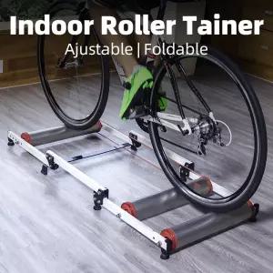 자전거로라 롤러 ROCKBROS 자전거 트레이너 실내 홈 MTB 도로 운동 훈련 스탠드 자동 접이식