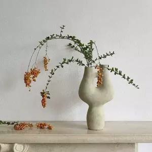 세라믹 꽃병 북유럽 거실 집들이 빈티지 인테리어 오브제