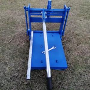 벽돌 절단기 작두형 석재 보도블럭 절단 나사 캇타기