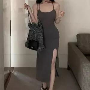 민소매롱원피스 미시룩원피스 매롱 트임 골지롱원 WFLMT9B