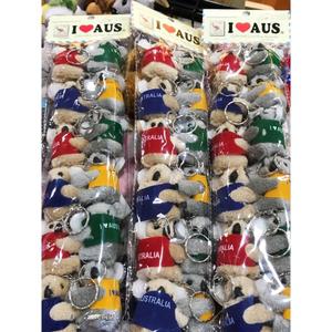 캥거루 코알라 열쇠고리 호주 시드니 브리즈번 타롱가주 여행 기념품 12개 세트
