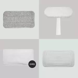 추가구매 구성품 / 휴빅 HB-S3000 스팀청소기 전용 일회용 극세사 스팀 패드 브러시커버