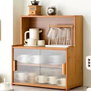 수납장 그릇장 원목 선반장 컵보드 미닫이 홈카페 상부장 미니찬장 다용도