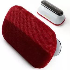 DELOMO 업그레이드된 차량용 반려동물 털 제거 도구 차량 디테일을 위한 미니 개털 제거기 자동 브러시