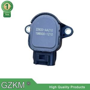 자동차 스로틀 위치 센서 스바루 포레스터 임프레자 레지 아웃백 OEM 22633-AA210