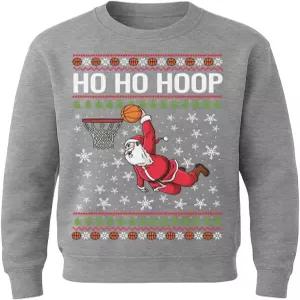 티스타즈 메리 스위쉬마스 용 농구 스웨트셔츠 청소년 어글리 크리스마스 스웨터 스타일 풀오버