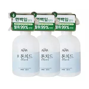 엘지 아우라 피톤치드 살균 탈취제 상쾌한향 500ml3개