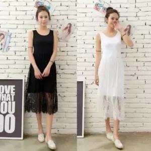 [라일리여성의류] Rly 이쁜 프릴레이스 스테디 코디레이어드 나시 쿨시즌