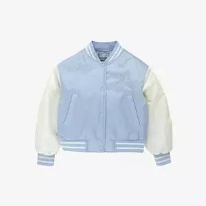 [셀러허브 패션]뉴발란스키즈(NB Kids) NBgC_여아 새틴 바시티 점퍼 NK9DG1882G_Light Blue