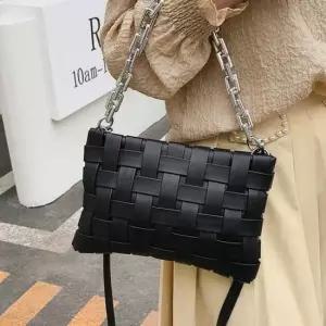 토트백 F006845_위빙짜임 크로스짜임 사각클러치백 숄더백 체인백