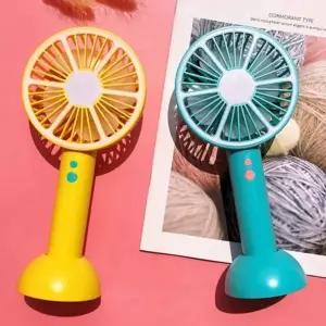 미니 선풍기 휴대용 저소음 여행 피크닉 LED (WFHOIIK)