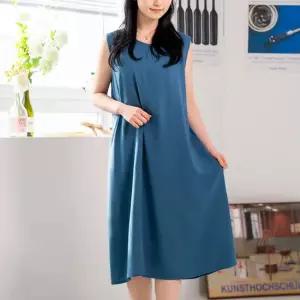 인견 쿨 홈웨어 원피스 민소매 냉감 나염 나시 실내복 데일리 여름