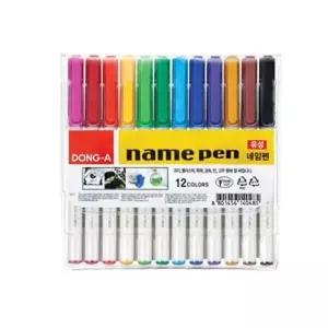 다용도색연필 컬러네임펜 네임마커 컬러마카펜 동아펜 12컬러