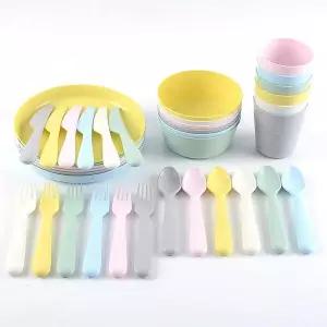 [셀러에이드]어린이 아동용 KALAS 칼라스 식기 그릇 접시 컵 포크