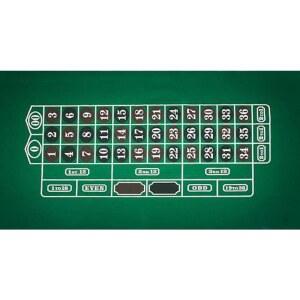 상표 포커 룰렛 레이아웃 36인치 x 72인치