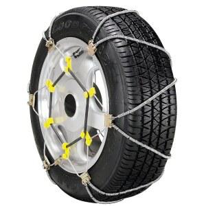 SCC SZ343 슈어 그립 슈퍼 트랙션 세트 타이어 승용차 2개 체인 -