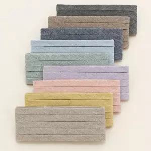 소잉데일리_빈티지 파스텔 면 단색 바이어스 테이프 10mm 8종 컬러 의류 소품 가방