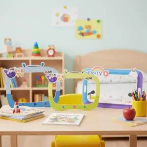 어린이 발표티비 발표TV 프레임 직업체험 기자 아나운서 직업놀이 역할 포맥스 수업용 보드판