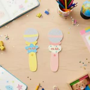 루미루미 아이스크림 핸드마이크 발표회 수업 교구 마이크 모형 직업체험 역할놀이 포맥스