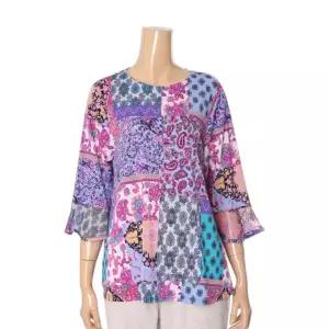 [롯데백화점]몬테밀라노 로맨틱 패턴 블라우스 XK306T2127A