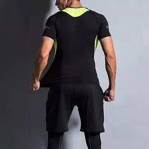 컬러 포인트 반팔 티셔츠 반바지 트레이닝 운동복 스포츠웨어